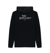 Load image into Gallery viewer, Black Printed Hoody Back