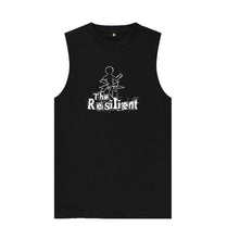 Load image into Gallery viewer, Black Men's Cotton Tank Top