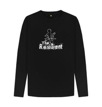 Load image into Gallery viewer, Black Men's Long Sleeve T-shirt