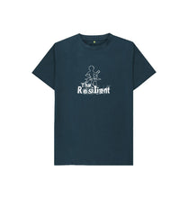 Load image into Gallery viewer, Denim Blue Kids' Basic T-Shirt