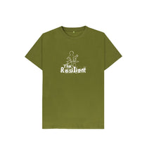 Load image into Gallery viewer, Moss Green Kids' Basic T-Shirt