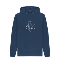 Load image into Gallery viewer, Navy Printed Hoody Front
