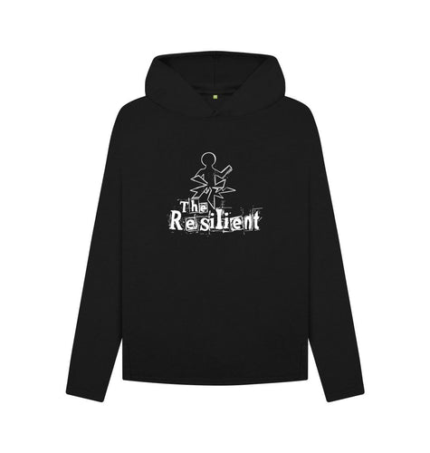 Black Women's Relaxed Fit Hoodie