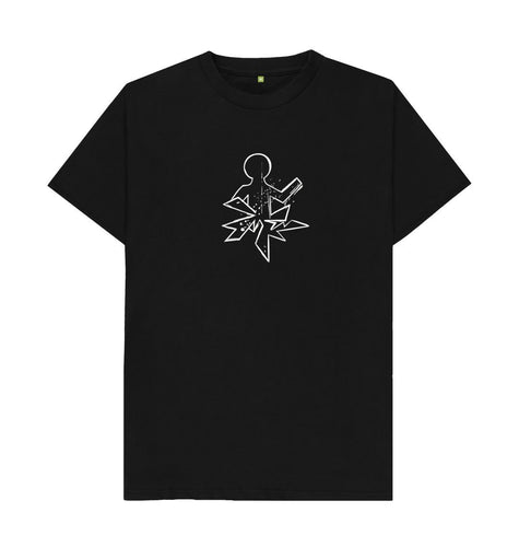 Black IED MAN Men's Basic T-shirt