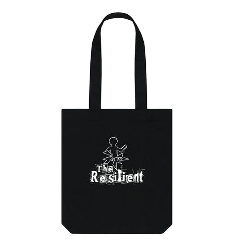 Black Resilient Colored Tote Bag