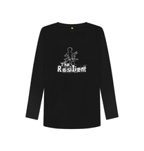 Load image into Gallery viewer, Black Women&#39;s Long Sleeve T-shirt
